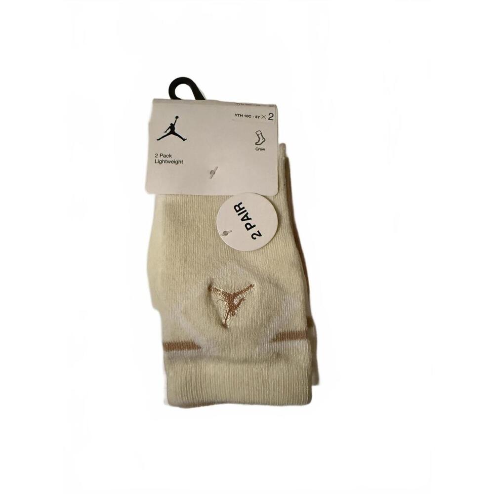 Jordan Diamond Crew Socks 2 Pack Youth & Adult Sizes